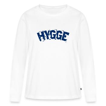 Hygge Scandinavian Lifestyle - Women's Premium Organic Long Sleeve Shirt - white - Front - Julia (174cm)