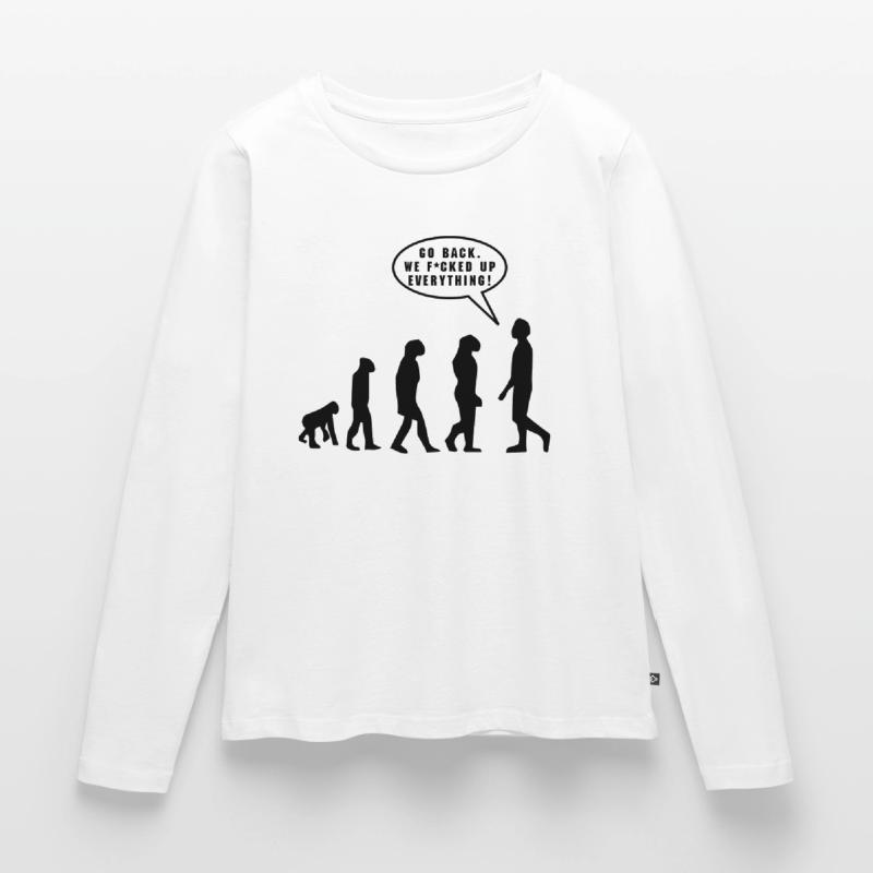 Evolution Frauen Premium Bio Langarmshirt