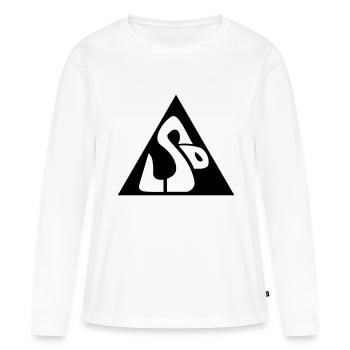 LSD Snake__V002 - T-shirt manches longues Premium bio Femme - blanc - Devant - Julia (174cm)