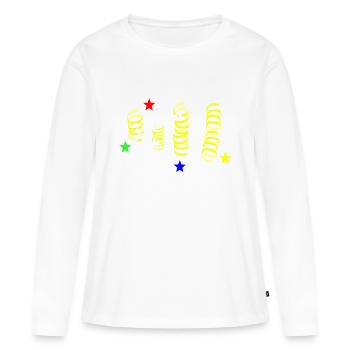 Carnaval 2018 2 - T-shirt manches longues Premium bio Femme - blanc - Devant - Julia (174cm)
