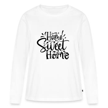 Home Sweet Home - Women's Premium Organic Long Sleeve Shirt - white - Front - Julia (174cm)