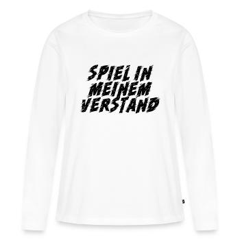 Game Gaming PC - Frauen Premium Bio Langarmshirt - Weiß - Vorne - Julia (174cm)