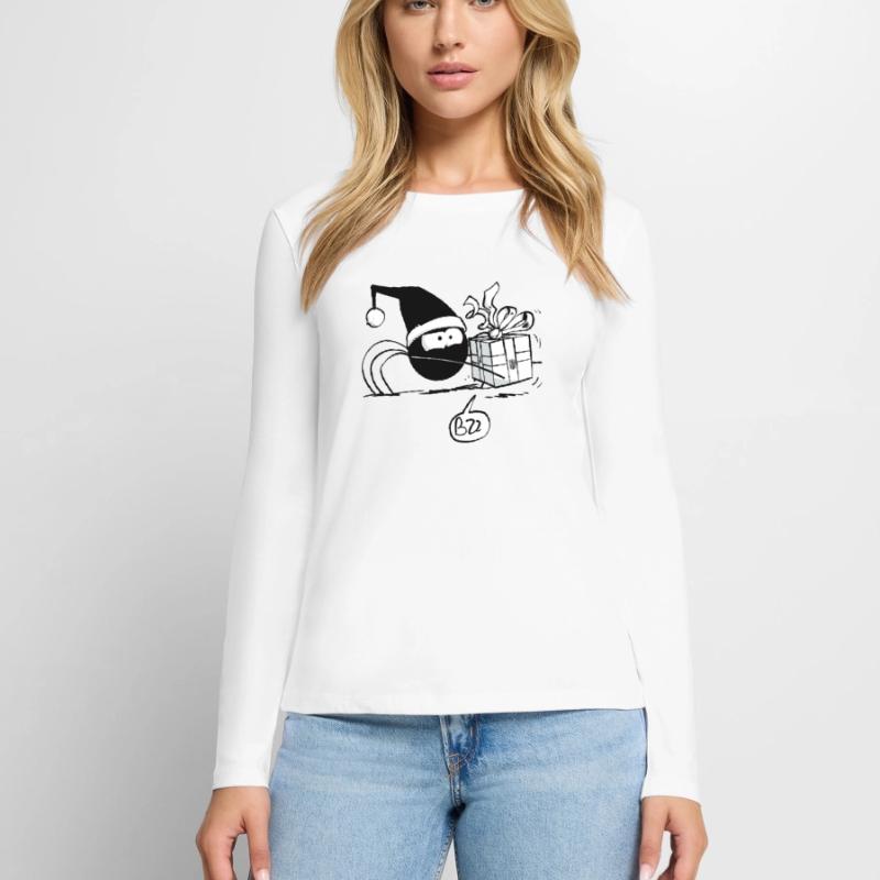 Beth die Spinne - Das Weihnachtsgeschenk Frauen Premium Bio Langarmshirt