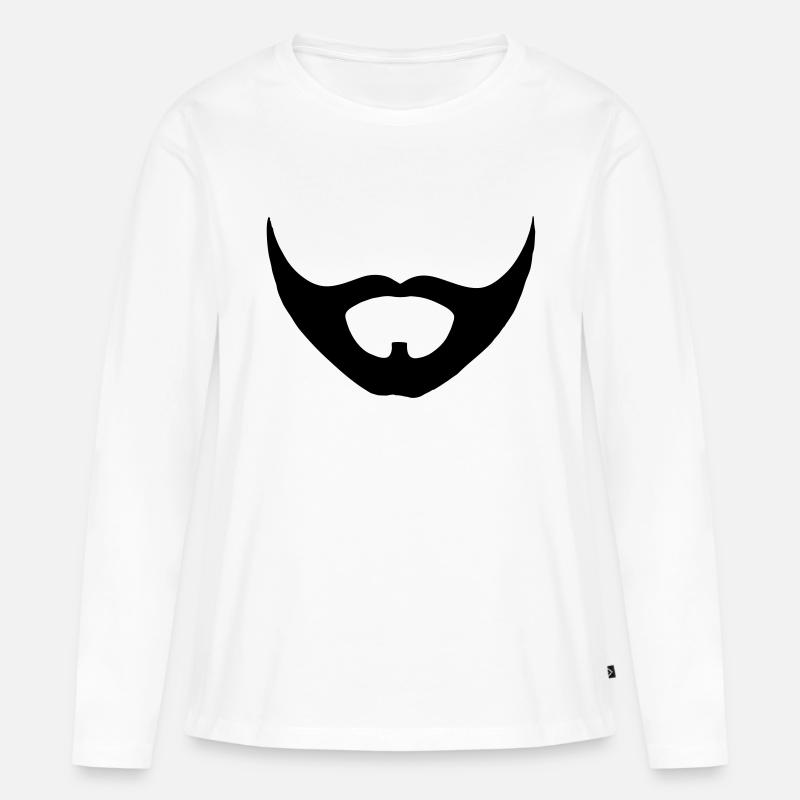 wurst conchita Drag Queen - Frauen Premium Bio Langarmshirt - Weiß