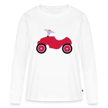 Toy car - Women's Premium Organic Long Sleeve Shirt - white - Front - Julia (174cm)