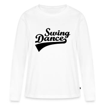 Swing dance - Frauen Premium Bio Langarmshirt - Weiß - Vorne - Julia (174cm)