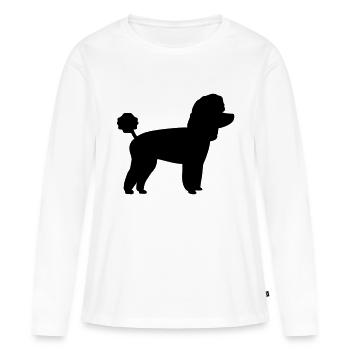 Toy Poodle - Women's Premium Organic Long Sleeve Shirt - white - Front - Julia (174cm)