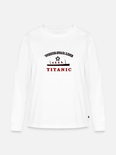 TITANIC WHITE STAR LINE - Women's Premium Organic Long Sleeve Shirt - white
