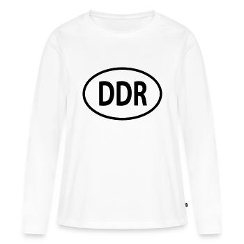RDA - T-shirt manches longues Premium bio Femme - blanc - Devant - Julia (174cm)