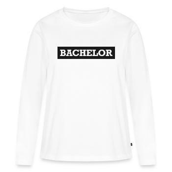 Bachelor - Frauen Premium Bio Langarmshirt - Weiß - Vorne - Julia (174cm)