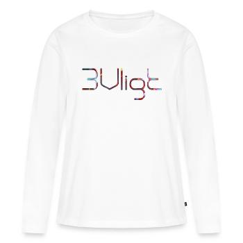sms chat language fortifications english three 3 three - Women's Premium Organic Long Sleeve Shirt - white - Front - Julia (174cm)