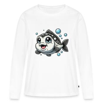 Cod baby - Women's Premium Organic Long Sleeve Shirt - white - Front - Julia (174cm)