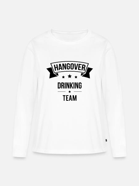 Hangover - Frauen Premium Bio Langarmshirt - Weiß