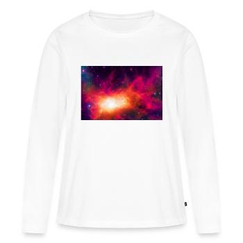 Cosmic Nebula in Space 1 - Women's Premium Organic Long Sleeve Shirt - white - Front - Julia (174cm)