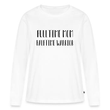 Mothers are fighters - Women's Premium Organic Long Sleeve Shirt - white - Front - Julia (174cm)