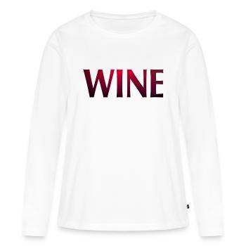 VIN - T-shirt manches longues Premium bio Femme - blanc - Devant - Julia (174cm)
