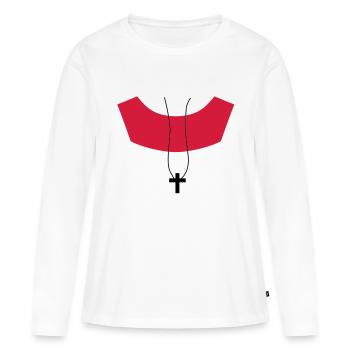 Acolyte acolyte - Women's Premium Organic Long Sleeve Shirt - white - Front - Julia (174cm)