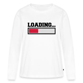 Loading - Women's Premium Organic Long Sleeve Shirt - white - Front - Julia (174cm)
