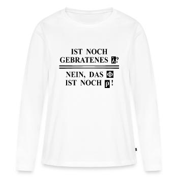 Lustiger Spruch - Physik - Mathe - Chemie - Frauen Premium Bio Langarmshirt - Weiß - Vorne - Julia (174cm)