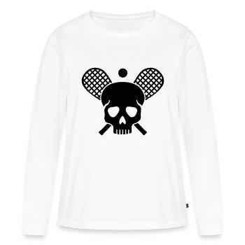 Squash - Frauen Premium Bio Langarmshirt - Weiß - Vorne - Julia (174cm)