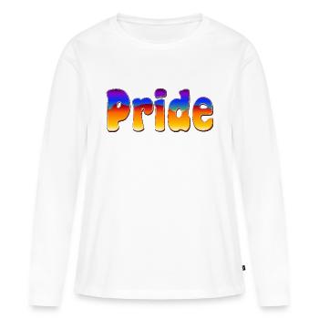 Pride - Frauen Premium Bio Langarmshirt - Weiß - Vorne - Julia (174cm)