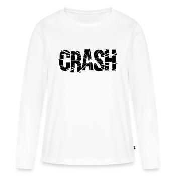 Impact - T-shirt manches longues Premium bio Femme - blanc - Devant - Julia (174cm)
