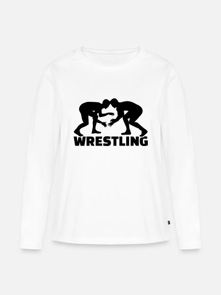 Ringen - Frauen Premium Bio Langarmshirt - Weiß
