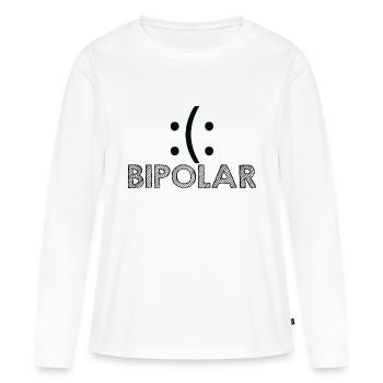 Bipolar Mental Health - Frauen Premium Bio Langarmshirt - Weiß - Vorne - Julia (174cm)