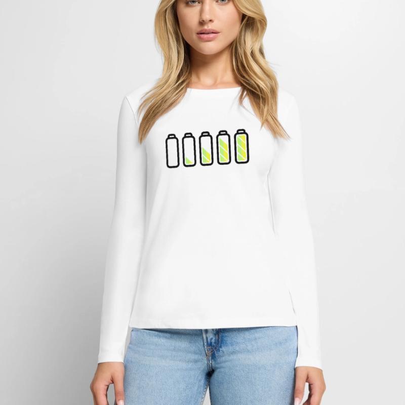 battery_loading Women's Premium Organic Long Sleeve Shirt