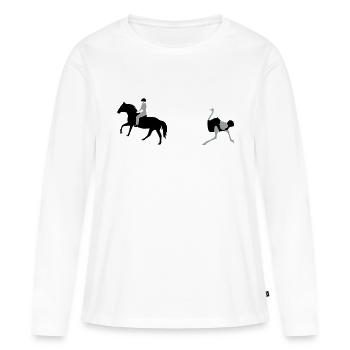 Thomas ziag o - Women's Premium Organic Long Sleeve Shirt - white - Front - Julia (174cm)