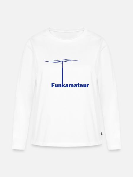 funkamateur - Frauen Premium Bio Langarmshirt - Weiß