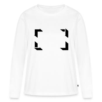 Frame - Women's Premium Organic Long Sleeve Shirt - white - Front - Julia (174cm)