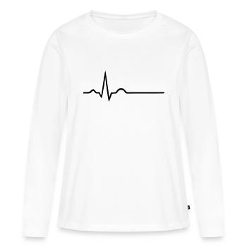 ECG - Paramedic - Doctor - Doctor on call - Women's Premium Organic Long Sleeve Shirt - white - Front - Julia (174cm)