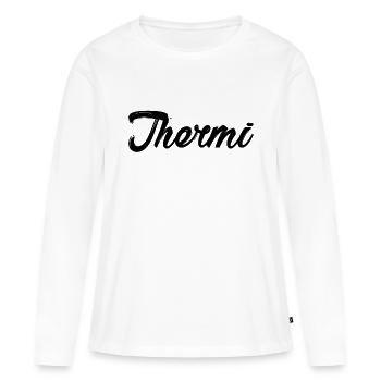 Thermi Thermomix cooking kitchen mixer - Women's Premium Organic Long Sleeve Shirt - white - Front - Julia (174cm)