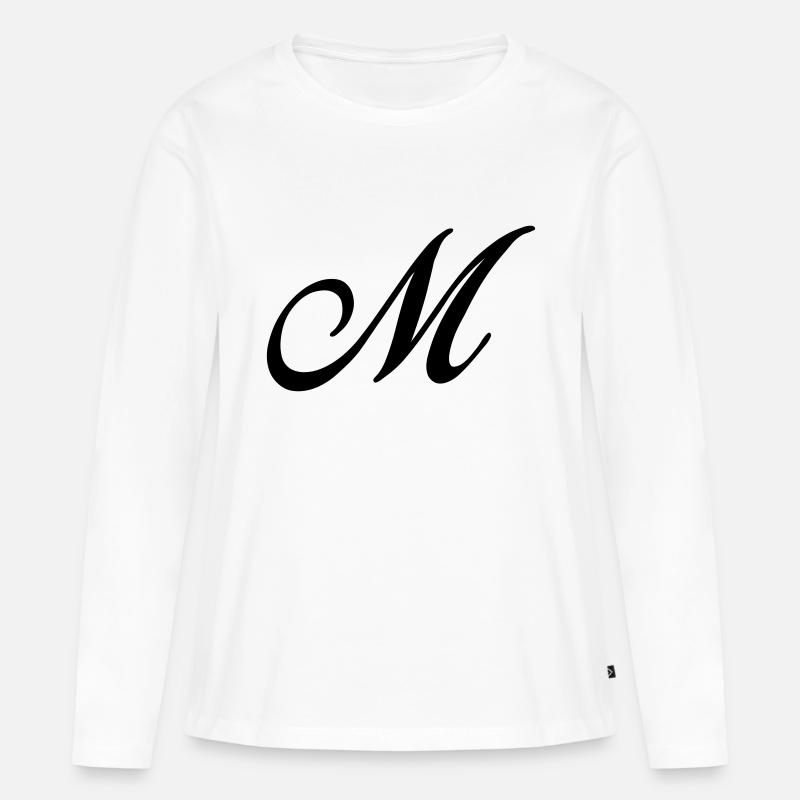M - Frauen Premium Bio Langarmshirt - Weiß