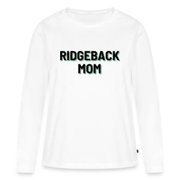 Ridgeback Mom - Frauen Premium Bio Langarmshirt - Weiß - Vorne - Julia (174cm)