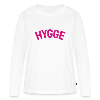 Hygge Scandinavian Lifestyle - Women's Premium Organic Long Sleeve Shirt - white - Front - Julia (174cm)