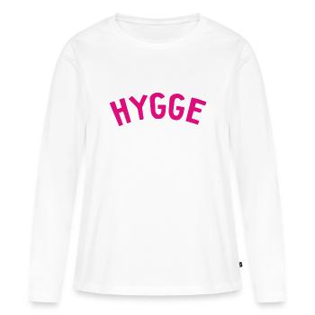 Hygge Scandinavian Lifestyle - Women's Premium Organic Long Sleeve Shirt - white - Front - Julia (174cm)