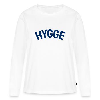 Hygge Scandinavian Lifestyle - Women's Premium Organic Long Sleeve Shirt - white - Front - Julia (174cm)