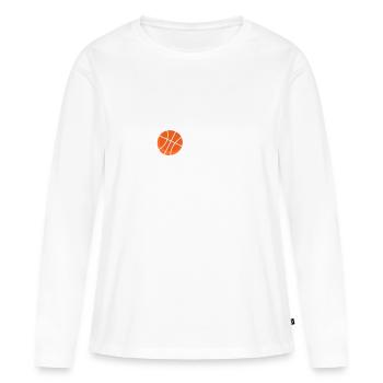 Basketball Coach Coaches Club - Women's Premium Organic Long Sleeve Shirt - white - Front - Julia (174cm)