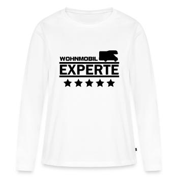 wohnmobil experte - Frauen Premium Bio Langarmshirt - Weiß - Vorne - Julia (174cm)