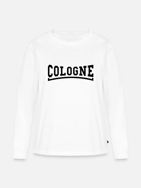 Cologne College - Frauen Premium Bio Langarmshirt - Weiß