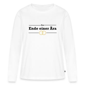 Baccalauréat - T-shirt manches longues Premium bio Femme - blanc - Devant - Julia (174cm)