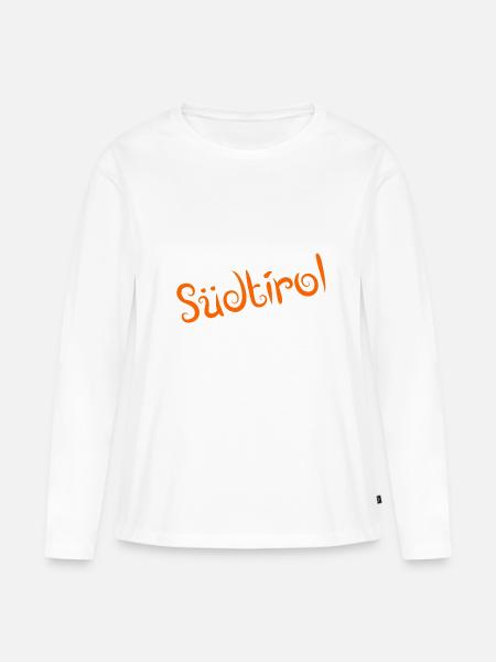 Südtirol - Frauen Premium Bio Langarmshirt - Weiß
