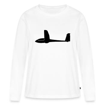 astircs - Frauen Premium Bio Langarmshirt - Weiß - Vorne - Julia (174cm)