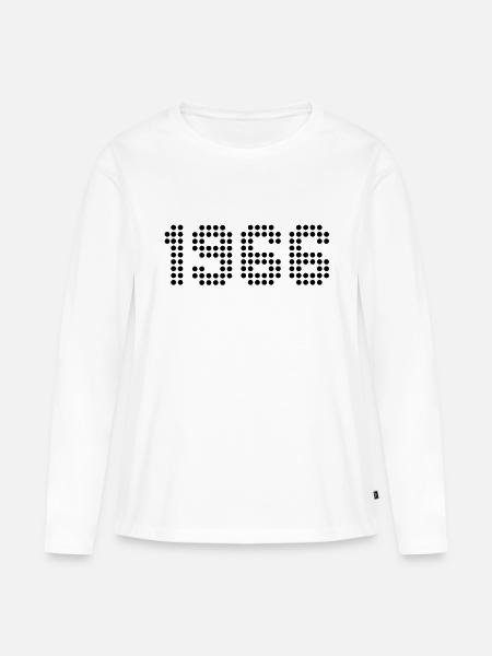 1966 - Frauen Premium Bio Langarmshirt - Weiß