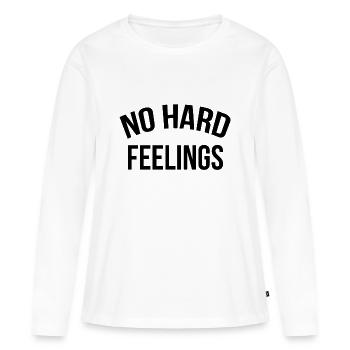 No hard feelings - Women's Premium Organic Long Sleeve Shirt - white - Front - Julia (174cm)