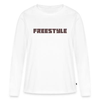 Freestyle - Frauen Premium Bio Langarmshirt - Weiß - Vorne - Julia (174cm)