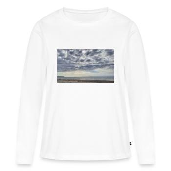 Clouds - Women's Premium Organic Long Sleeve Shirt - white - Front - Julia (174cm)