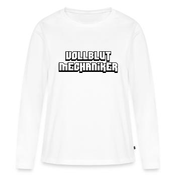 vollblut mechaniker - Frauen Premium Bio Langarmshirt - Weiß - Vorne - Julia (174cm)